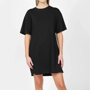NWT Brunette The Label The Oversized Boxy Tee Dress | Black | Size XS/S